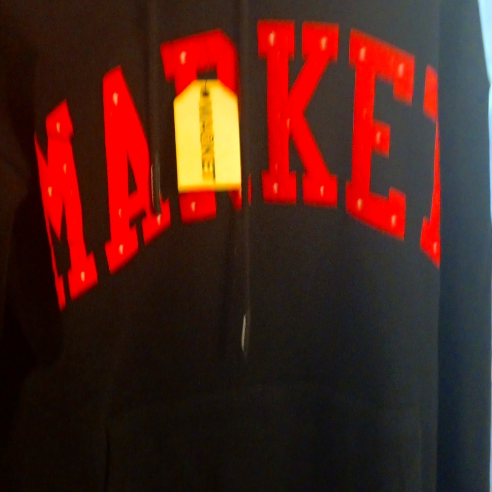 Market new black hoodie